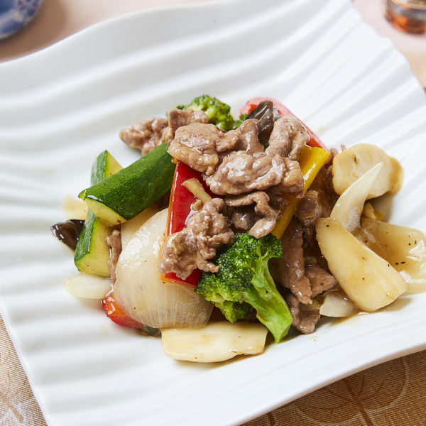 牛肉と野菜の柚子胡椒炒め